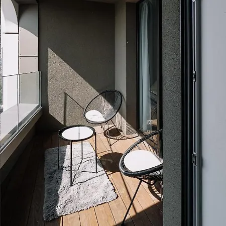 Skau Blue Residence In Sky Park 21 Floor 2 Tower Panoramic View Free Parking Bratislava Exterior photo